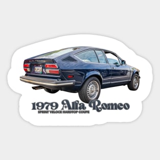 1979 Alfa Romeo Sprint Veloce Hardtop Coupe Sticker